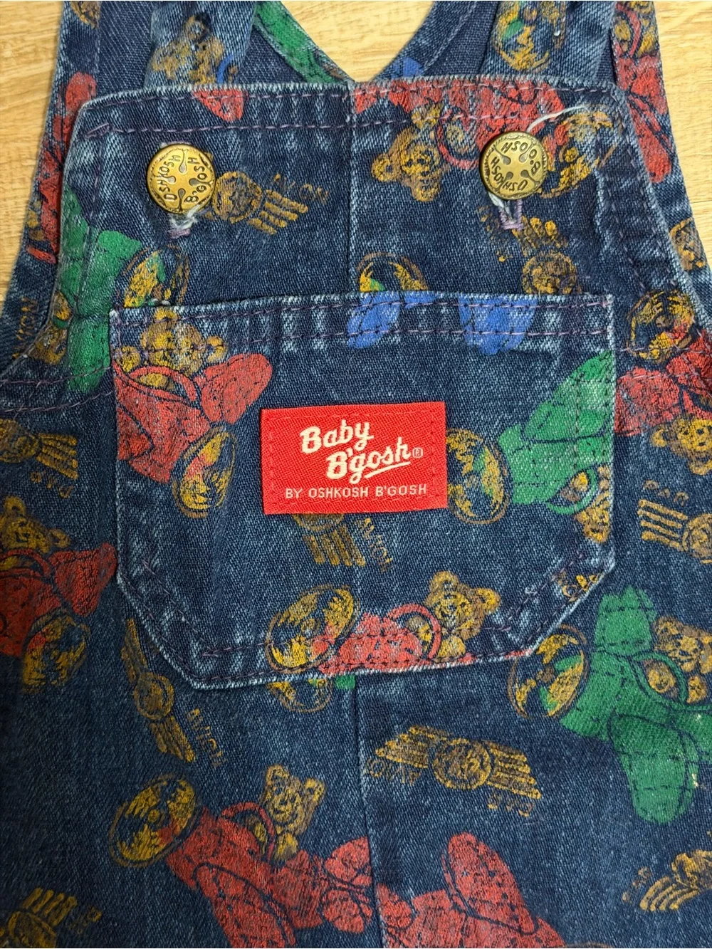 Vintage 80’s/90’s OshKosh B’Gosh Vestbak Overalls - Rare Airplane Print 24M